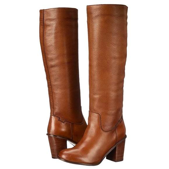 NWT Seychelles Obsidian Tall Heeled Knee High Boot COGNAC/WHISKEY - SIZE 8 - Picture 2 of 16